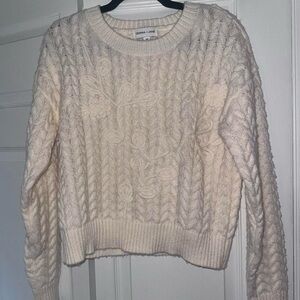 Cream sweater